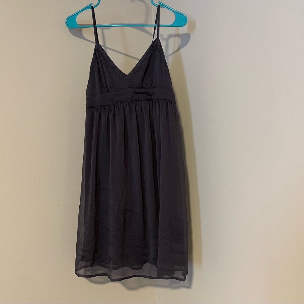 American Eagle Outfitters Black Spaghetti Strap Mini Dress